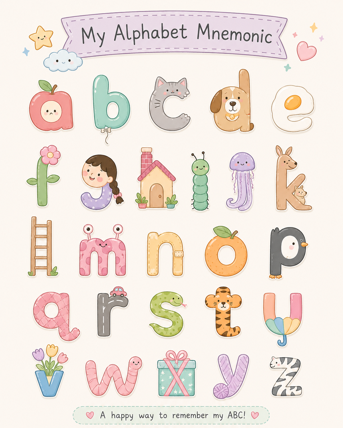 Preview of Alphabet Mnemonics